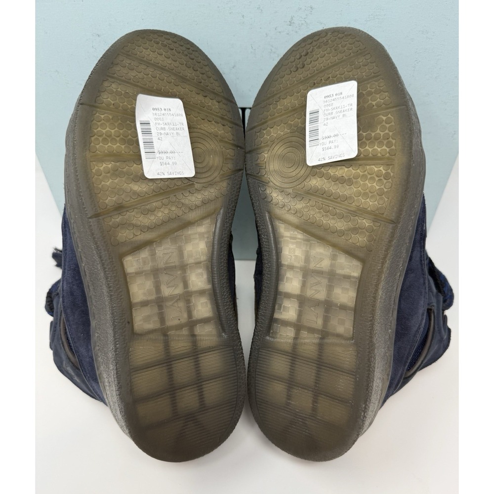 Lanvin Curb Sneaker Navy Size 9 US 42 EU - Picture 6 of 9